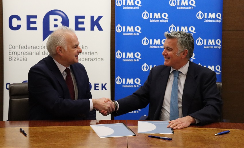 Cebek e IMQ renuevan su acuerdo de colaboración para fortalecer el cuidado de la salud en las empresas vascas
